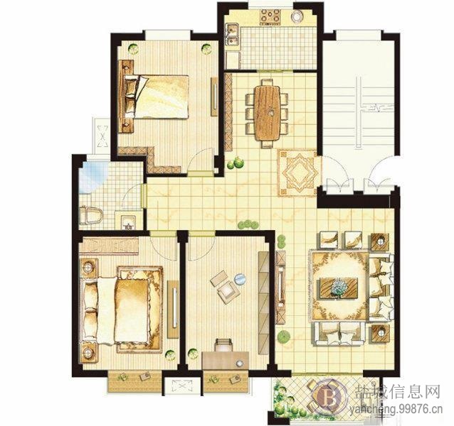 德惠恒大附近《东方嘉苑》三期高架直达 首付18万